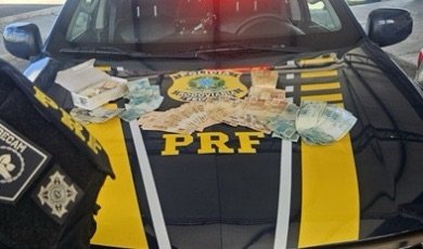 PRF apreende mais de R$ 9 mil em notas falsas na BR-407, em Petrolina
