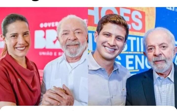 Lula terá dois palanques em PE: o da governadora Raquel Lyra e o de João Campos.