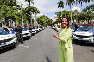 Raquel Lyra forma 457 novos policiais civis e entrega viaturas em Pernambuco