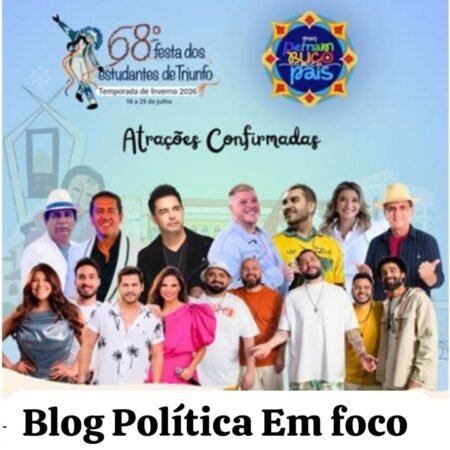 Prefeitura de Triunfo divulga atrações da 68ª Festa dos Estudantes, atrelada ao Festival Pernambuco Meu País