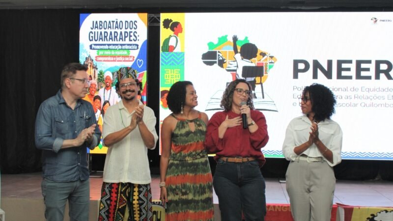 Jaboatão dos Guararapes fortalece educação antirracista com lançamento da Política Nacional de Equidade na rede municipal