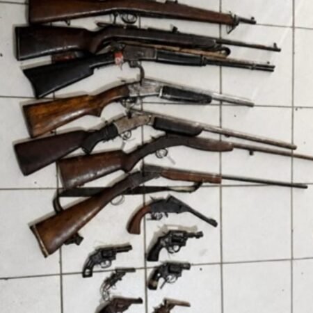 Polícia Militar apreende 14 armas de fogo na zona rural de Ouricuri