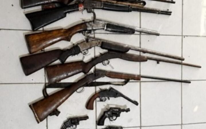 Polícia Militar apreende 14 armas de fogo na zona rural de Ouricuri