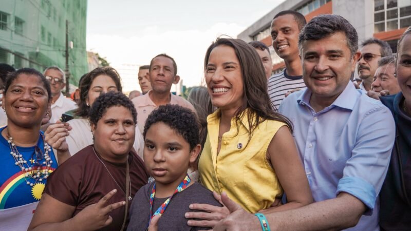 Eduardo da Fonte participa, ao lado da governadora Raquel Lyra, das homenagens à padroeira do Recife