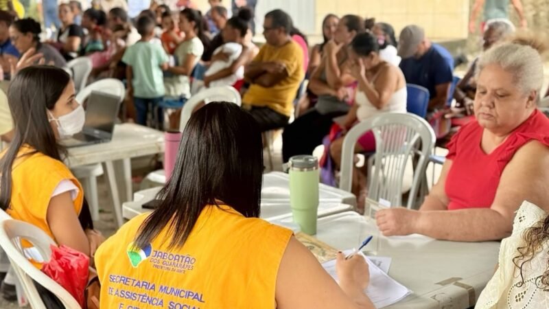 CARAVANA JABOATÃO DA GENTE LEVA SERVIÇOS DE CIDADANIA E SAÚDE À COMUNIDADE DO JARDIM JORDÃO