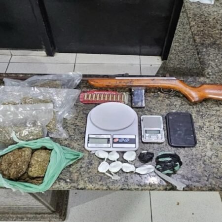 Adolescente é apreendido com mais de 1 kg de drogas e rifle na zona rural de Araripina (PE)