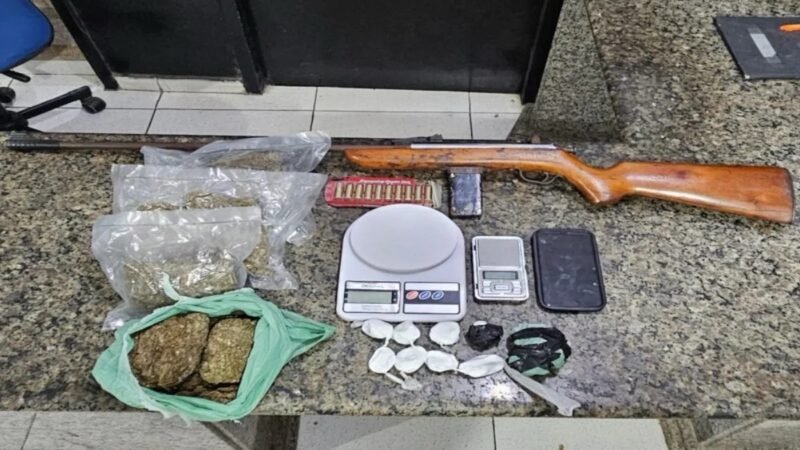 Adolescente é apreendido com mais de 1 kg de drogas e rifle na zona rural de Araripina (PE)
