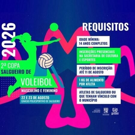 Secretaria de Cultura e Esportes de Salgueiro promove “2ª Copa Salgueiro de Voleibol”