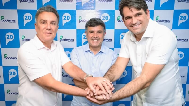 Presidente do Podemos, Marcelo Gouveia, declara apoio do partido à candidatura de Eduardo da Fonte ao Senado