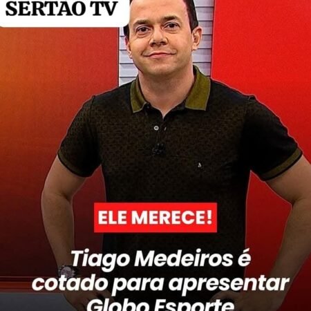 ESPORTE: TIAGO MEDEIROS PODE GANHAR ESPAÇO FIXO NO GLOBO ESPORTE.