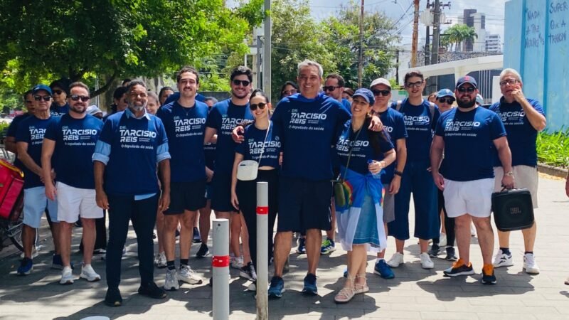 Dr. Tarcisio Reis inicia campanha com caminhada no Parque das Graças e destaca inclusão de pessoas com autismo