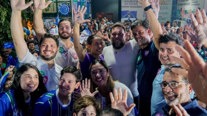 Raquel Lyra e Eduardo da Fonte fortalecem união de lideranças no Recife em ato com o candidato a deputado estadual Wanderson Florêncio