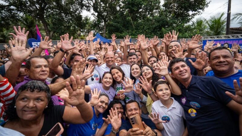 Ao lado de Raquel Lyra, prefeita de Jaqueira, Ridette Pelegrino, declara apoio a Eduardo da Fonte ao Senado
