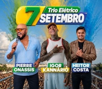 Prefeitura de Juazeiro-BA anuncia shows de Heitor Costa e Igor Kannário no 7 de Setembro