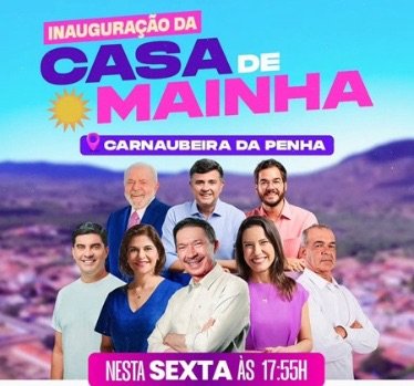 Prefeito de Carnaubeira da Penha inaugura comitê da companha de Raquel Lyra nesta sexta-feira