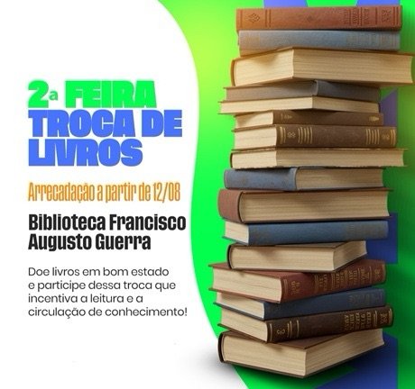 Biblioteca pública de Salgueiro dá início à arrecadação para a “2ª Feira de Troca de Livros”