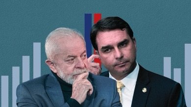 BTG/Nexus: Lula e Flávio ficam a 5 pontos no 1º turno e empatam no 2º