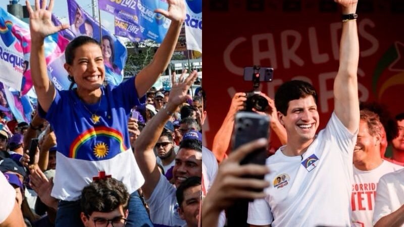 Raquel Lyra e João Campos iniciam campanha com obras e saúde no centro dos discursos