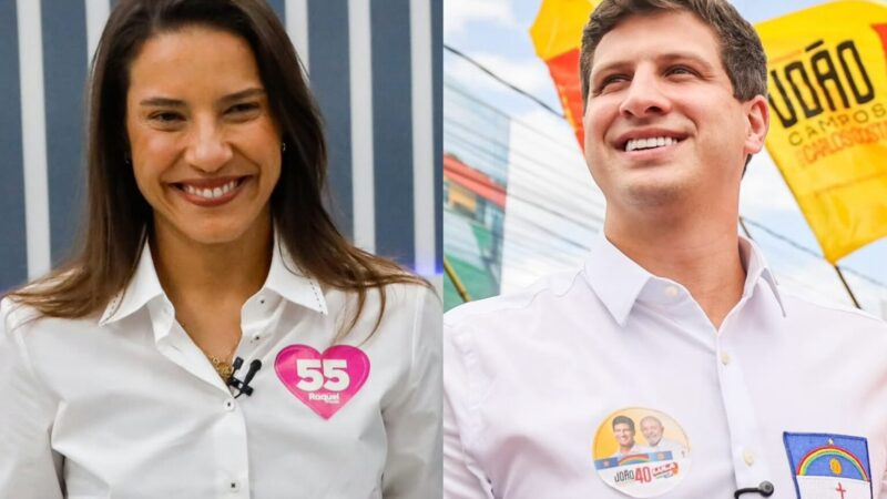 Raquel Lyra tem 48% e João Campos 44% em nova rodada do Datafolha