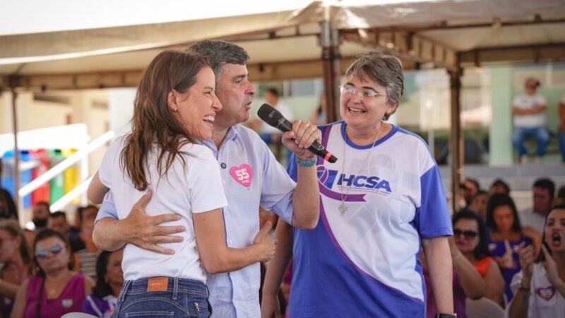 Raquel Lyra e Eduardo da Fonte visitam o Primeiro Hospital de Câncer do Sertão do Araripe e defendem interiorização da saúde