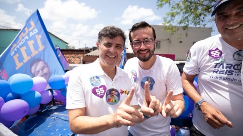 Cabo de Santo Agostinho mostra força e reúne multidão em caminhada com Raquel Lyra e Eduardo da Fonte