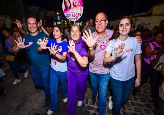 Andréa Medeiros e Priscila Krause realizam porta a porta e confirmam popularidade em Jaboatão