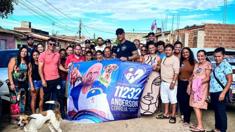 Com agenda em diferentes regiões de Pernambuco, Anderson Correia fortalece bases e amplia campanha