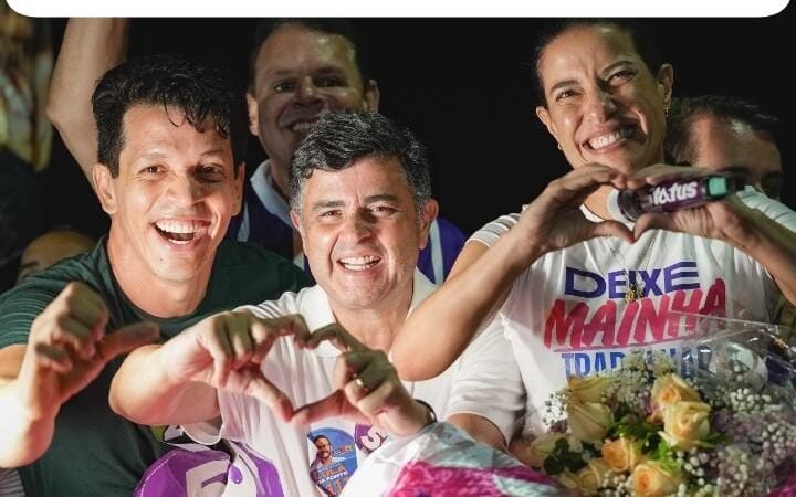 Em Escada, Raquel Lyra reafirma que Eduardo da Fonte é seu senador durante grande carreata