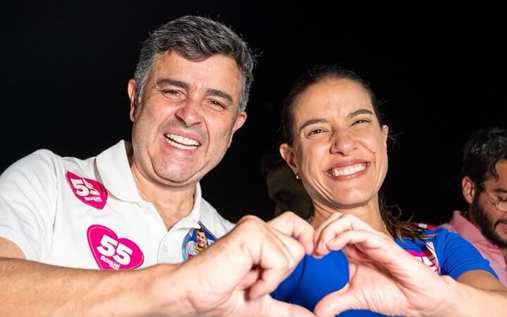Multidão toma as ruas de Tabira em grande caminhada com Eduardo da Fonte, Raquel Lyra e Flávio Marques