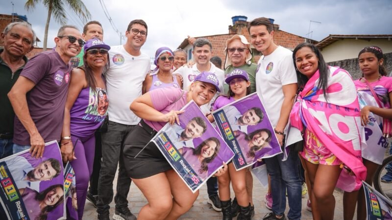 Eduardo da Fonte e prefeito Diego Cabral fortalecem parceria em grande caminhada e panfletaço em Camaragibe