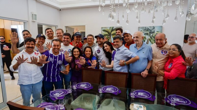 Raquel Lyra reúne prefeitos e lideranças do Araripe ao lado de Eduardo da Fonte e pede voto casado nos candidatos dela ao Senado