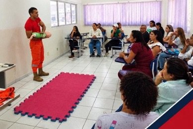 Corpo de Bombeiros ministra palestra sobre primeiros socorros para profissionais do IMIP em Salgueiro
