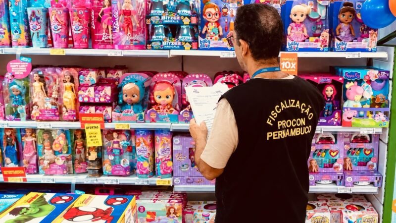 Procon-PE identifica variação de até 34% nos preços de presentes para o Dia das Crianças