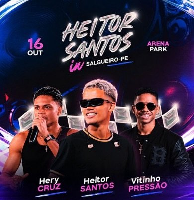 Cantor Heitor Santos se apresenta em Salgueiro pela primeira vez no dia 16 de outubro
