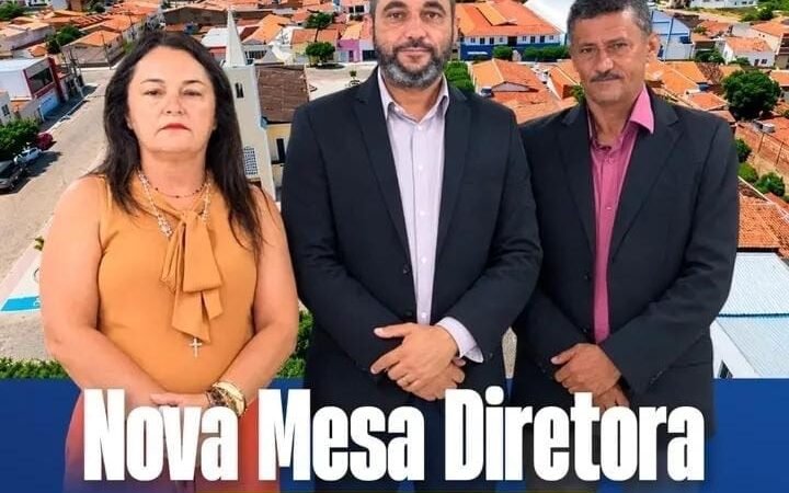 Denivaldo Tavares é eleito novo presidente da Câmara de Terra Nova em sessão bastante prestigiada