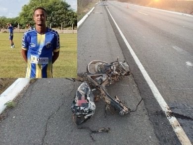 Jovem morre em acidente de moto na BR-428, em Santa Maria da Boa Vista