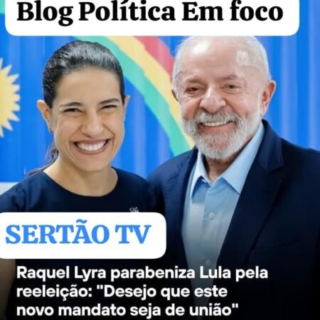 Após a reeleição do presidente Lula (PT), a governadora de Pernambuco, Raquel Lyra (PSD), utilizou suas redes sociais para parabenizar a conquista.